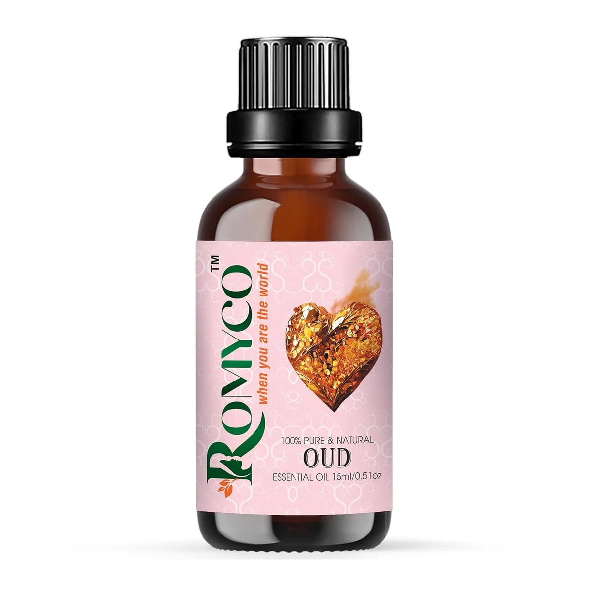 Romyco White Oud Essential Oil (Arabic White) for Use in Diffuser | Long-Lasting Luxury Perfume, Cologne, Scent for Men & Women | Alcohol-Free | Pure Natural & Undiluted