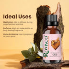 Romyco White Oud Essential Oil (Arabic White) for Use in Diffuser | Long-Lasting Luxury Perfume, Cologne, Scent for Men & Women | Alcohol-Free | Pure Natural & Undiluted