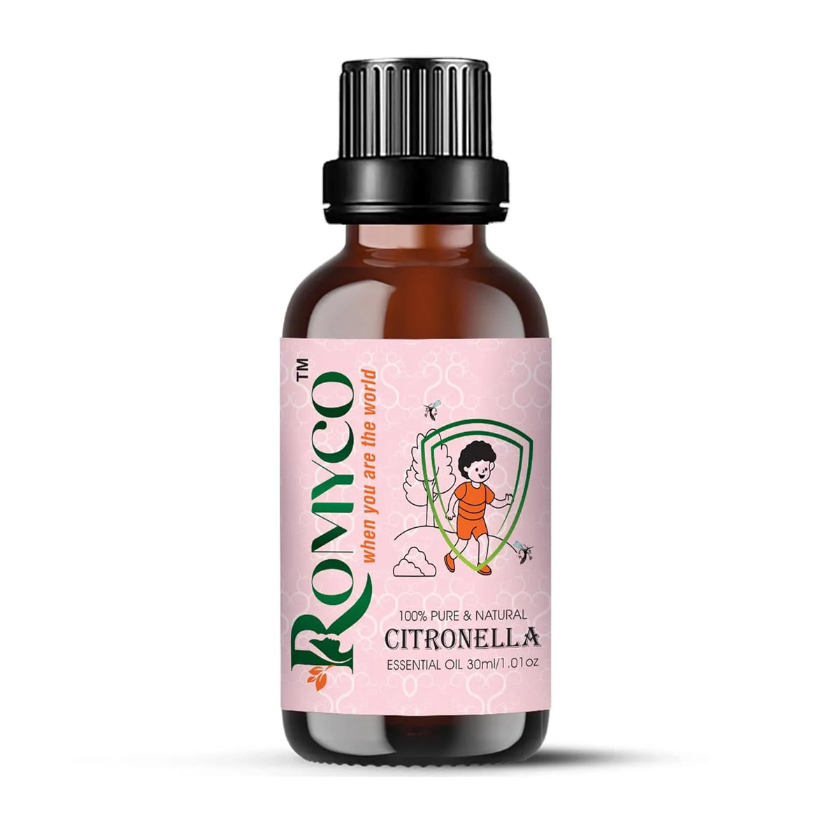 Romyco Citronella Essential Oil | Natural Insect & Mosquito Repellent Oil | Therapeutic Grade Pure Natural Undiluted | Aromatherapy Diffuser