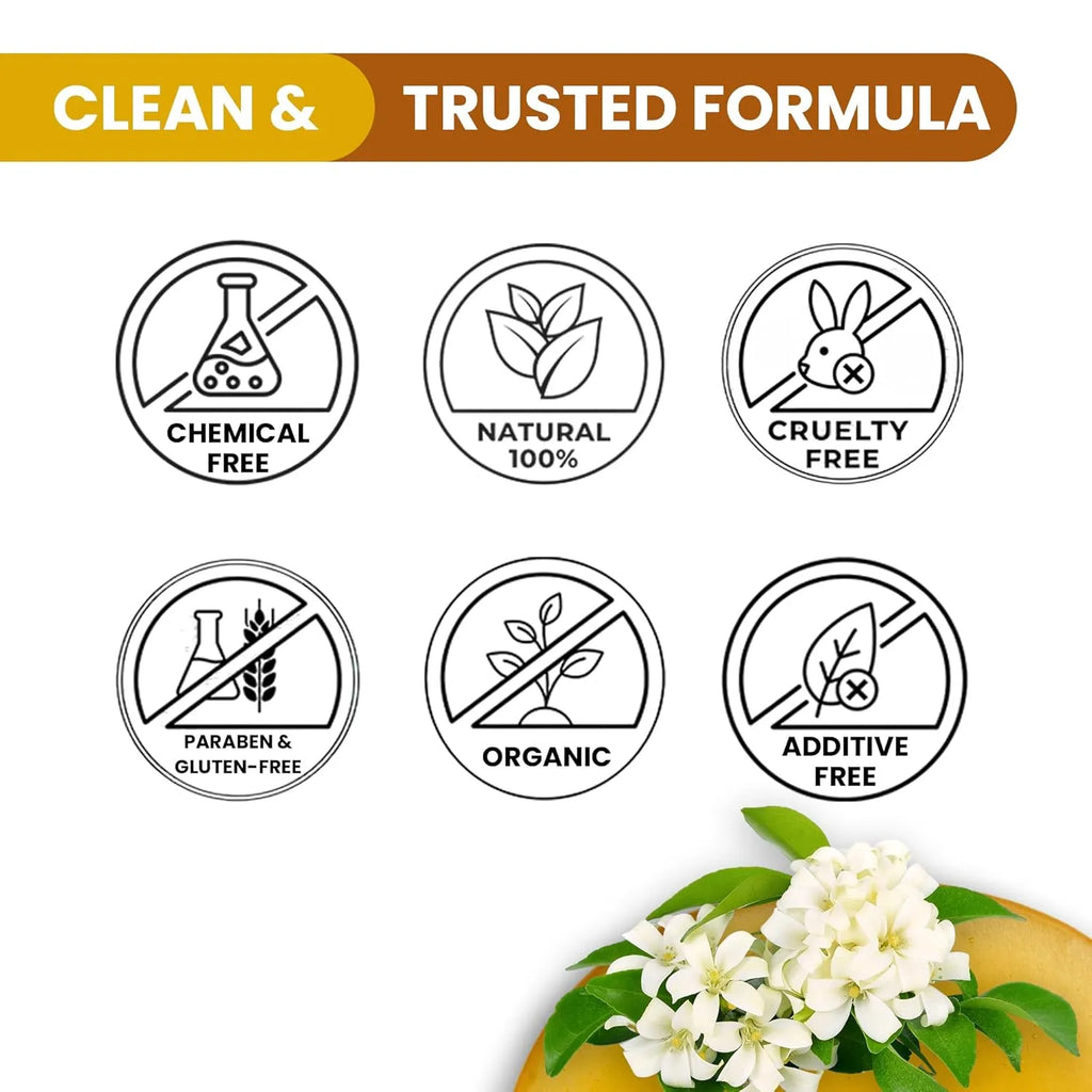 Romyco Jasmine Essential Oil (Chameli Essential Oil) for Relaxation Massage | Skin Care Hair Care | Wellness Rituals Puja Soap Making | Use In Diffuser | Pure Premium Natural Undiluted